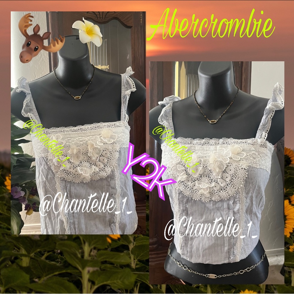 Y2k NWT beautiful and unique Abercrombie perfect top❣️